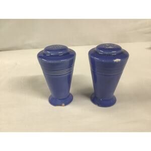 Red Wing Gypsy Trail Chevron Salt and Pepper Shakers Blue